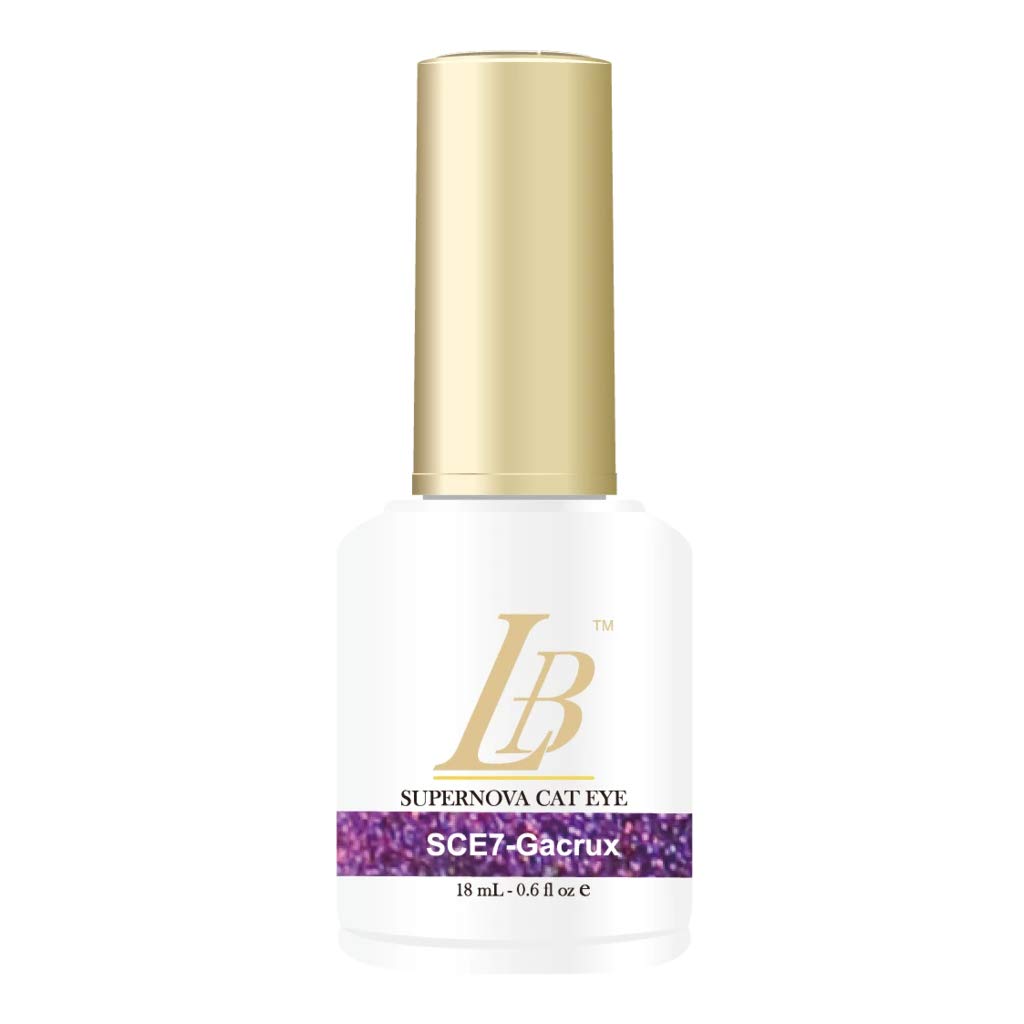 LB - Soak Off Gel Polish 18 mL / 0.6 fl Oz - Supernova 10D Cat Eye Collection (SCE07 - Gacrux)