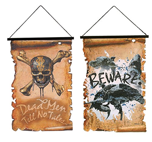 Disney Pirates of the Caribbean Pirate Scroll Banners