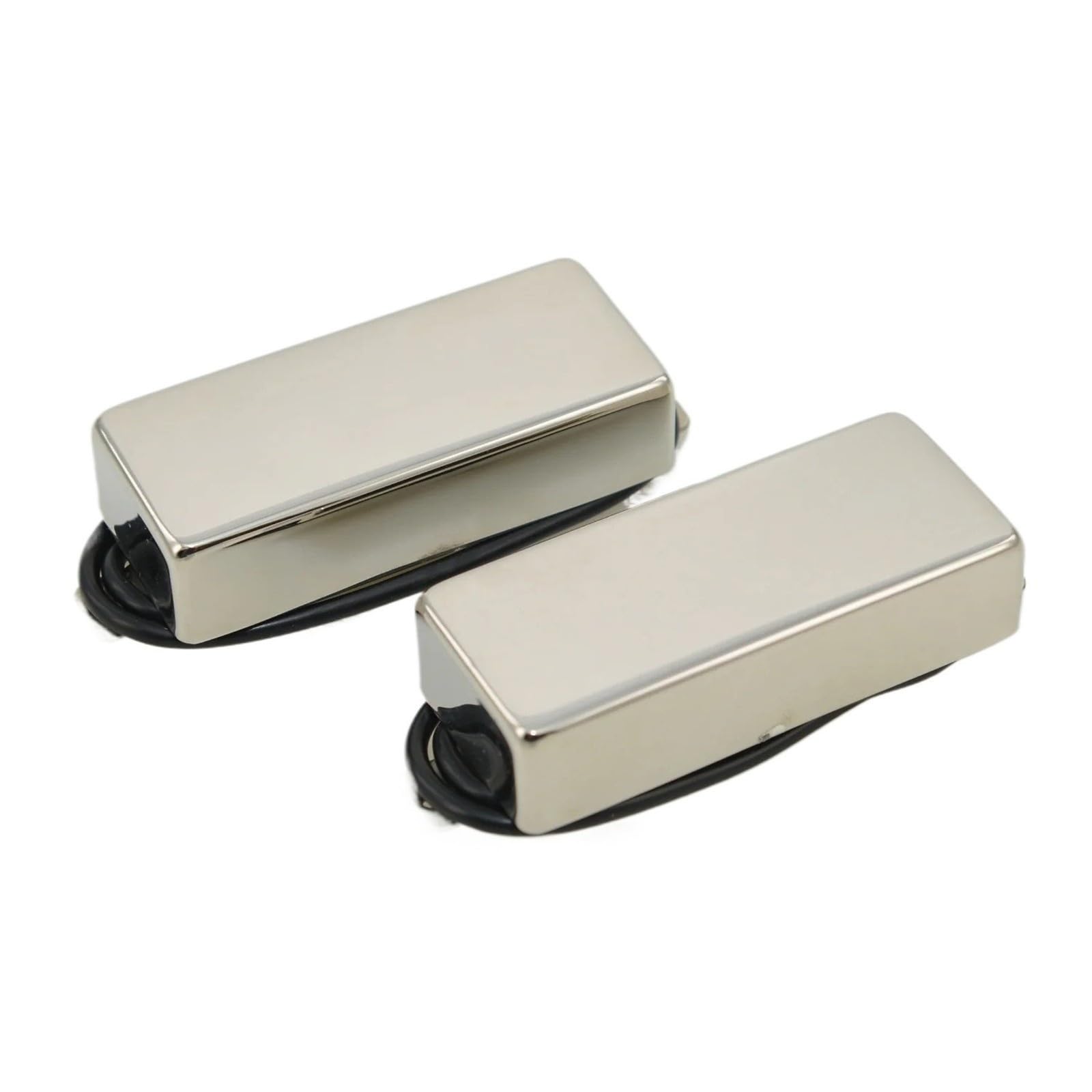 Alnico 5 Mini Humbucker ensemble de micros for guitare électrique couvercle en Nickel fermé