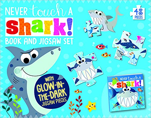 Never Touch A Shark Book and Jigsaw Boxset