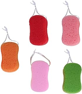 FRCOLOR Bucha De Banho Esponja de Banho Esfoliante Esponja de Banho 5 Pcs Esponja Bucha Esponja Corporal para Banheiro Shampoo Purificador Ferramenta de Banho Esfregão De Limpeza
