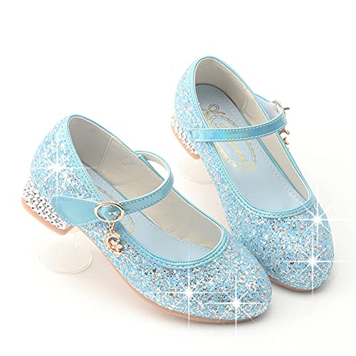 Little Girls Glitter Mary Jane Ballerina Low Heel Princess Wedding Party Dress Pump Shoes for Kids Flower Girls3
