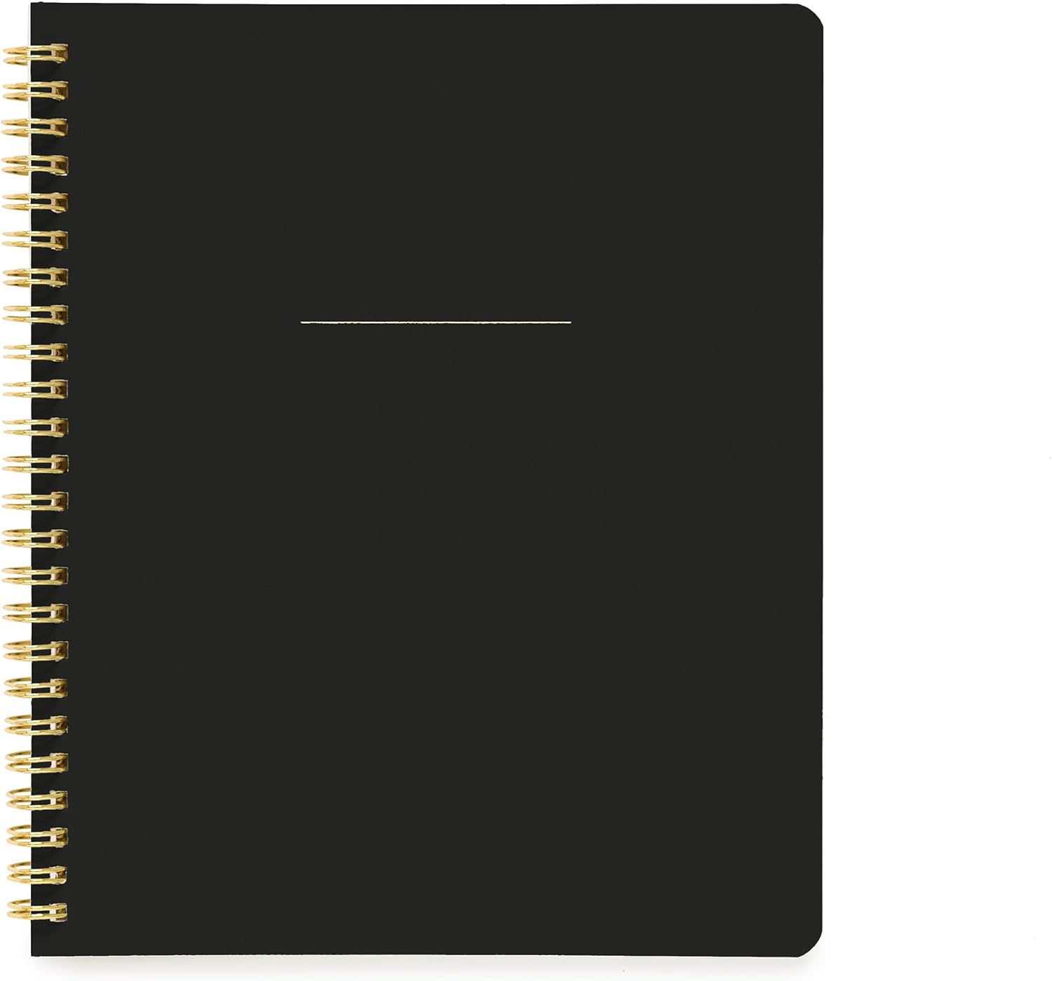 Sugar Paper Large Spiral Notebook, Grey Stripe Notebook, Spiral Bound, 80 Lined Pages, Foil Details, Note Taking, List Making, Journaling & More, 8.5" x 11"