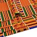 BintaRealWax 6 Yards African Fabric Ankara Wax Print Kente Fabric Batik for Sewing Party Dress Dashiki