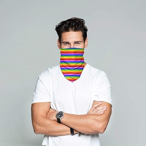 Miniatura 4 de 2 PCS Gay Pride Bandanas LGBTQ Rainbow Bandana Love is Love Headband Colorful Rainbow Burlap Bandana Pride Month Decorations
