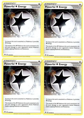 Amazon.com: Powerful Energy 176/189 - Darkness Ablaze - Pokemon Special  Energy Card Lot