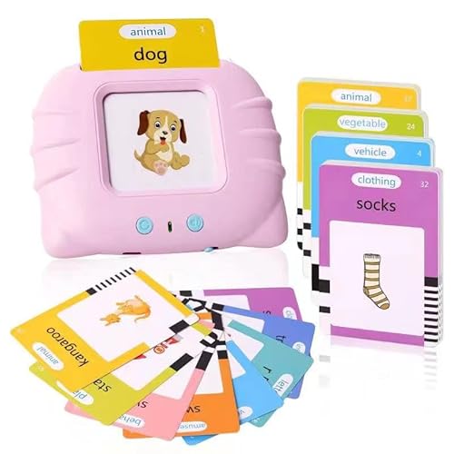 Talking Flash Cards 510 Sight Words Educational Learning Toys for 3 Years Old Boys Girls, Preschool Montessori Toys for Toddlers and Birthday Toys for Kids Speech Therapy Toy Pocket Vocabulary Games