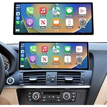 2026 Upgraded 12.3" Ultra-Narrow Touchscreen Wireless CarPlay Android Auto Receiver Compatible with BMW X3 X4 Series F25/ F26 20112012, for CIC System