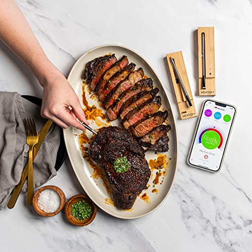 Meater Plus | 2-Unit Bundle | Smart Meat Thermometer With Bluetooth | 165Ft Wireless Range | For The Oven, Grill, Kitchen, Bbq, Smoker, Rotisserie #TOP5