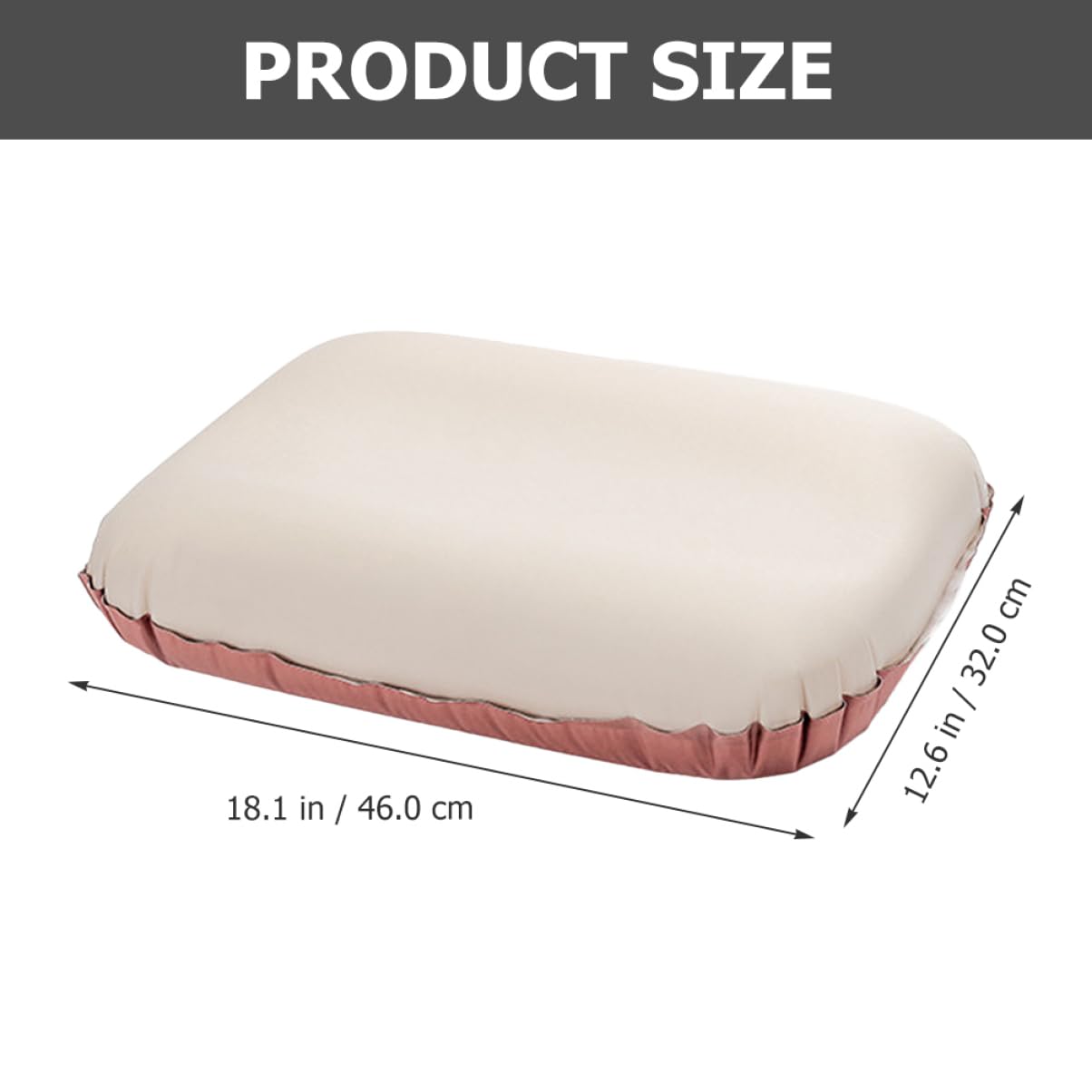 SUPVOX Oreiller en Mousse oreillers Tente Ergonomique Coussins pour air Oreiller de Voyage Oreiller Voyage Oreiller Gonflable Coussin d'avion délicat Oreiller de Sommeil Pratique Pongé