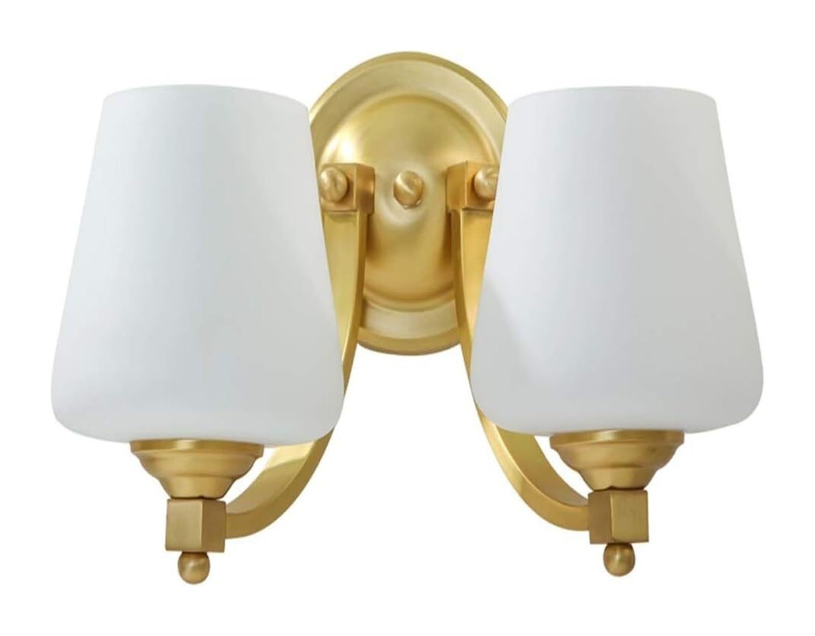 SMCCYYSD Wall Sconce Bedroom Bedside Lamp Hard Line H65 Full Copper Body Glass Lampshade Living Room Corridor Lamp, Pendant Light