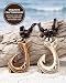 Imagen de GBEDFO 2Pcs Collar Hawaiano Hombre con Colgante Gancho de Pescado Maori Tribal Colgante de Cuero para Surfistas Playa Regalo Hippie Boho Colgante Colgante de la Suerte
