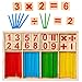 Giocattolo Matematico In Legno Giocattolo Educativo Per La Matematica Giocattoli Matematici Montessori Tavola Delle Tabelline Matematica Educativo Abaco Con Numeri e Bastoncini, Scatola Per Contare