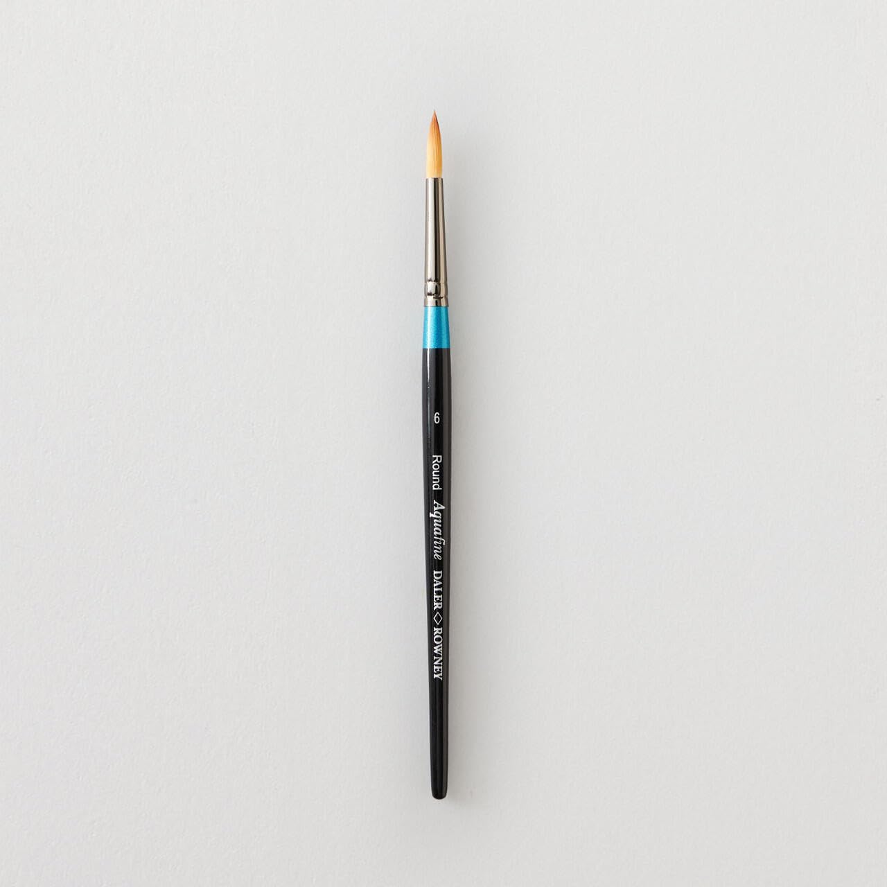 Daler-Rowney Aquafine Soft Synthetic Round Brush - Size 6 - Short Handle
