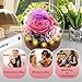 Forever Flowers Roses for Her - Preserved Real Flowers in Glass Dome - for Birthday Anniversary All Occasions Decorations - for Woman Mom Grandma Sister Friend