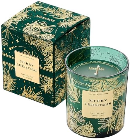 M&SENSE Holiday Scented Candle Gift for Women and Men - Christmas...