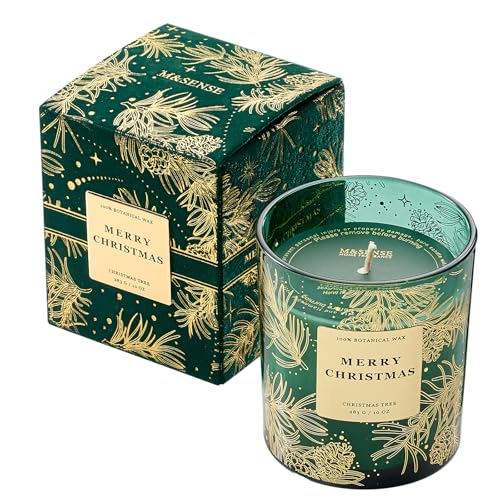 M&SENSE Duftkerze Weihnachten Weihnachtsbaum|Natürliche Sojawachs...