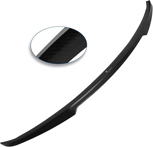 Miniatura 9 de SCITOO Alerón de alerón de ventana trasera de fibra de carbono para Honda Accord Sedan negro brillante alerón trasero para maletero trasero 2018-2021