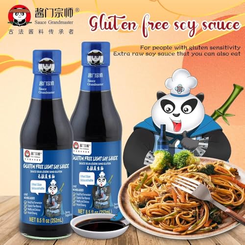 Image of Sauce Grandmaster Premium Soy Sauce & Oyster Sauce Combo - Double Delicious for Braising, Stewing, Dipping & Stir-Frying, Perfect Taste Enhancer (8.5oz + 13.5oz)