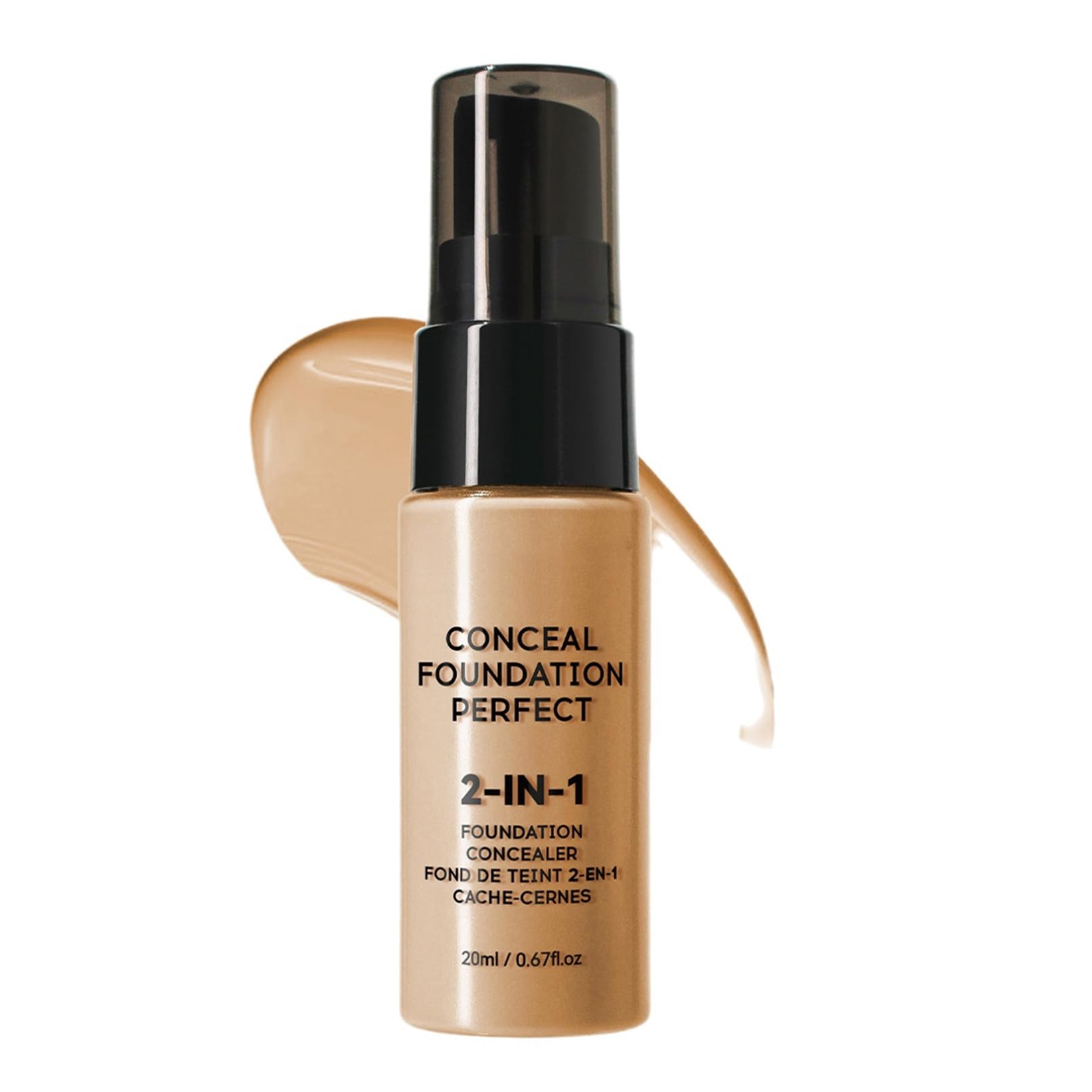 Moily Long Lasting Full Coverage Matte Liquid Foundation Waterproof Sweat Proof Concealer Makeup Lightweight Buildable Natural Finish Pink