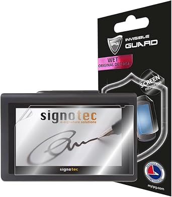 IPG for Signature Pad signotec Delta 10.1 Inch, Kappa 3 Units 4 Inch, Omega 5 Inch Display Touchscreen HydroGel Screen Protector Invisible Ultra HD Clear Film Anti Scratch Skin Guard - Smooth/Self-Healing/Bubble -Free 10.1 Inch - signotec Delta