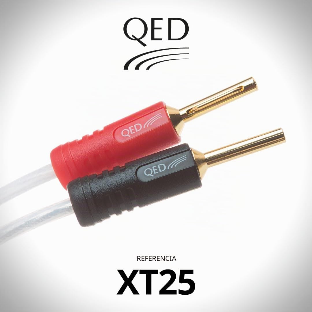QED Reference XT25 - Un par de cables de altavoces Performance con Tecnologia X-Tube. Terminación con Bananas. (3 metros)