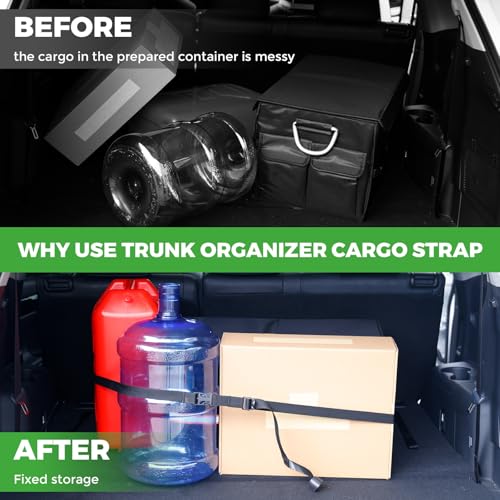 Ecoshire QCGDD Suv Trunk Organizer Straps Adjustable thumb #4