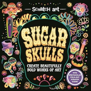 Paperback Sparkpool Sugar Skulls (Scratch Art for Adults). Book