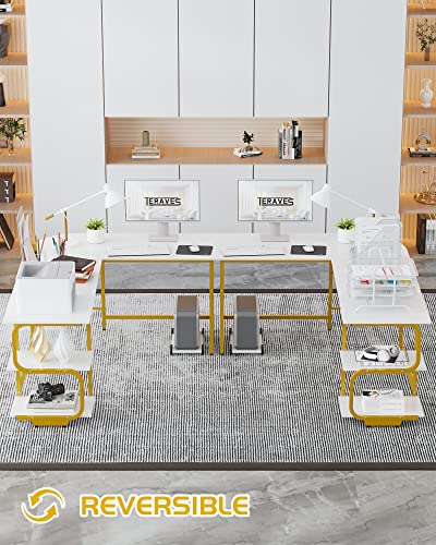 L shaped executive office desk