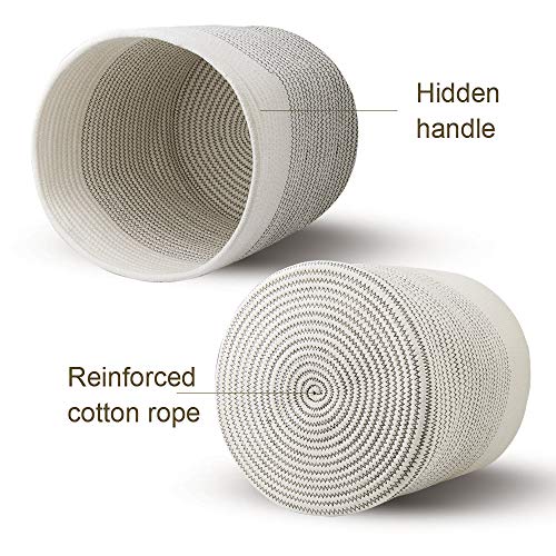 Fairylavie 12'' Cotton Rope Plant Basket, Fit For 10'' - 11'' Planter, Reinforce Cotton Rope For Easier And Faster Shape Recovery, Multifunctional Basket Ideal Choice For Home Decor And Storage #TOP2