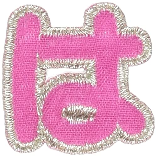 Minoda Hiragana Rose AM0138 écusson thermocollant fleur japonaise mercerie 3 pièces