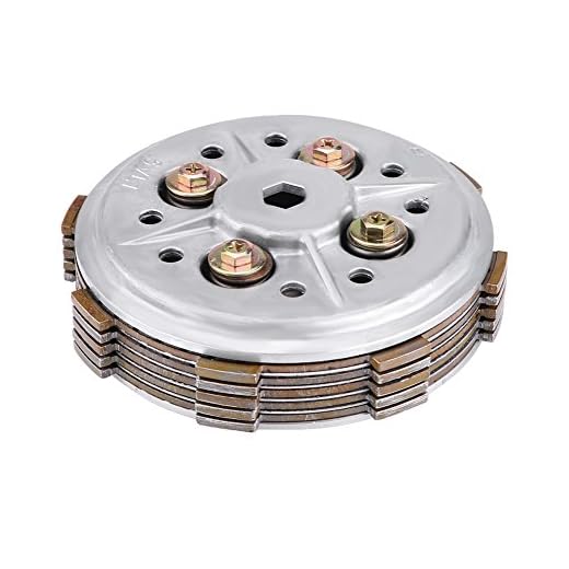 Yunnyp Embrague de motocicleta, conjunto de placa de presión de disco para YBR125 YBR 125