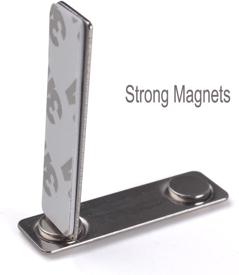 Name Badge Magnets, Magnetic Name Tag Holders, Set of 12 (24 Pieces) - Image 4