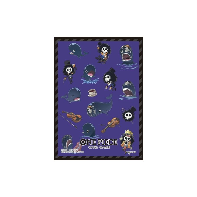 One Piece Card Game Sleeves Brook & Laboon anti-rayures pour la glisse parfaite du deck