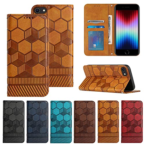 Étui iPhone 7 magnétique JZ Wallet Case housse rabat football