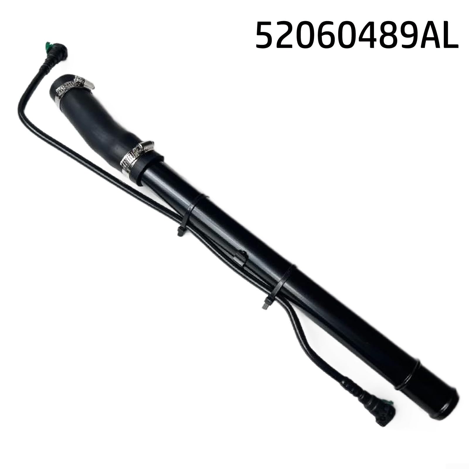 Tubo de Cuello de llenado de Combustible para Jeep para Wrangler 2012-2019, Entrada de plástico de Repuesto Directo Compatible con 52060489AL 52060489AK restaura la Seguridad de Combustible