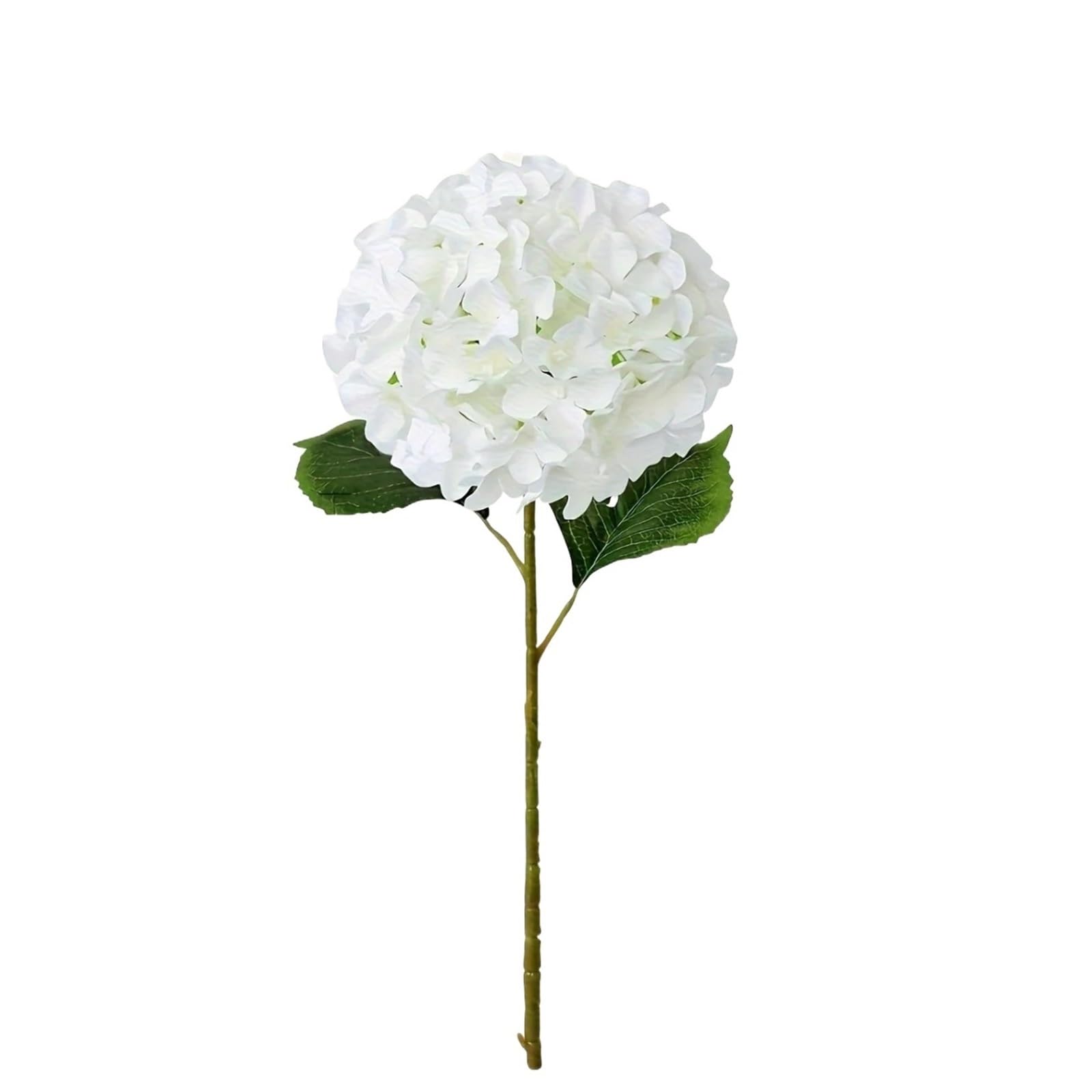 WHMWT 3D Printing Latex Real Touch Hydrangea Artificial Flowers Large For Home Decor Bridal Bouquet Wedding - Durable Fake Hydrangeas