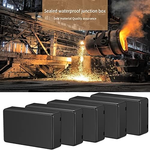 10 Pcs Waterproof Electronics Project Boxes, Electrical Project Boxes Enclosure Case, Outdoor Cable Connection Junction Box, Junction Project Box for Electronics, Instrument Case Box