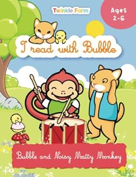 Paperback Bubble and Noisy Matty Monkey: I read with Bubble (Twinkle Farm - Reading Practice) Book