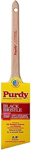 Purdy 144024025 Pincel de pintura auxiliar de cerdas negras, 2-12 pulgadas.