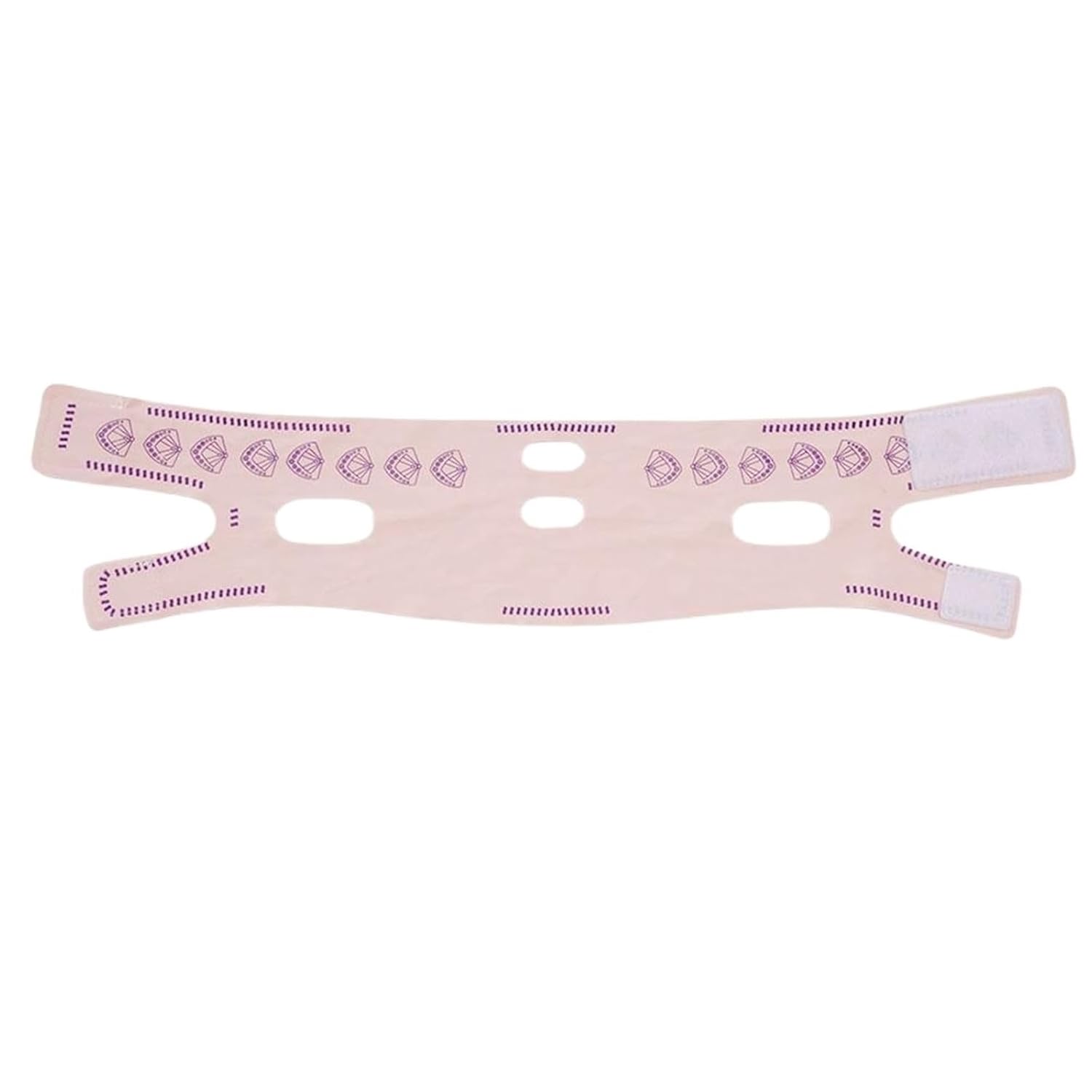 Face Toning Belt Face Lifting Strap, V Line Thin Slimming Belt Chin Lift Mask for Men Women, Double Reducer Tape Soft Elastic(Pink-B)