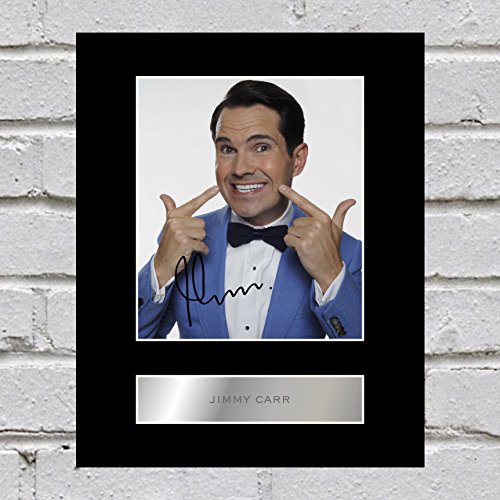 Iconic pics Jimmy Carr Mounted Photo Display