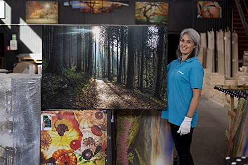 Startonight Canvas Wall Art Abstract Path Through The Forest Painting For Living Room 32" X 48" #TOP5