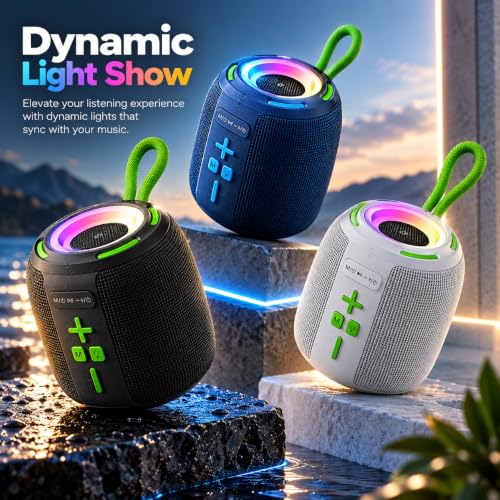 Image of PEFUPEW 15W Wireless Bluetooth Speaker with Karaoke Mic