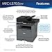 Brother MFC-L5705DW All-in-One Wireless Monochrome Laser Printer - Print Copy Scan Fax - 42 ppm, 1200x1200 dpi, 3.7