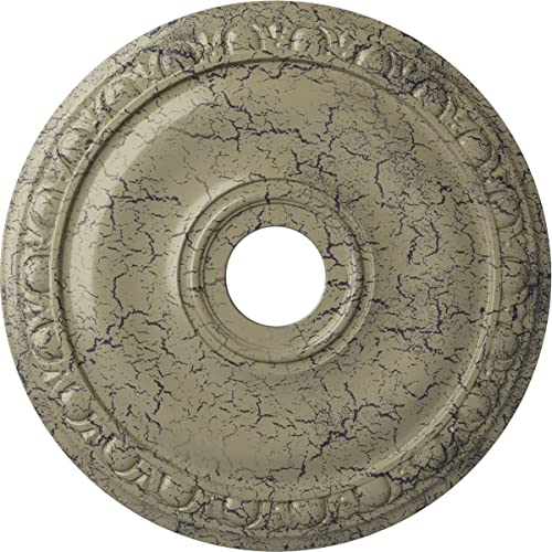 Ekena Millwork CM20JACSC Jackson Ceiling Medallion, Castle Stone Crackle