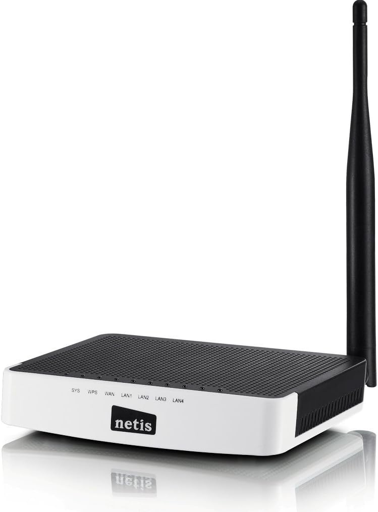 Netis Wireless N150 Router, Access Point and Repeater All in One, Advanced QoS, WPS Setup, Smart Antenna with Parental Control (WF2411)