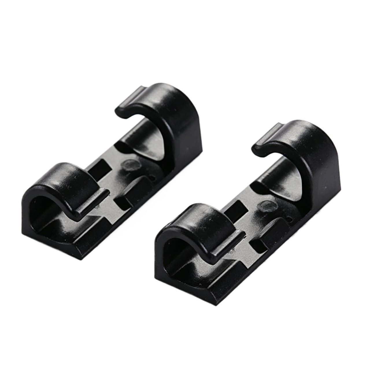 Dpnentv Big Size Black-16Pcs Multi-Spec Cord Winding Clips Wall Mount Hook Data Cable Fix Clamps