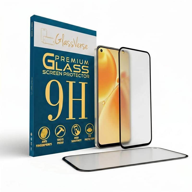 GlassVerse D+ Matte Tempered Glass With 18H Hardness For Oppo F19s (PACK OF 1)