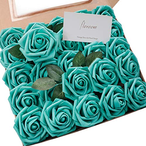 Teal Flowers